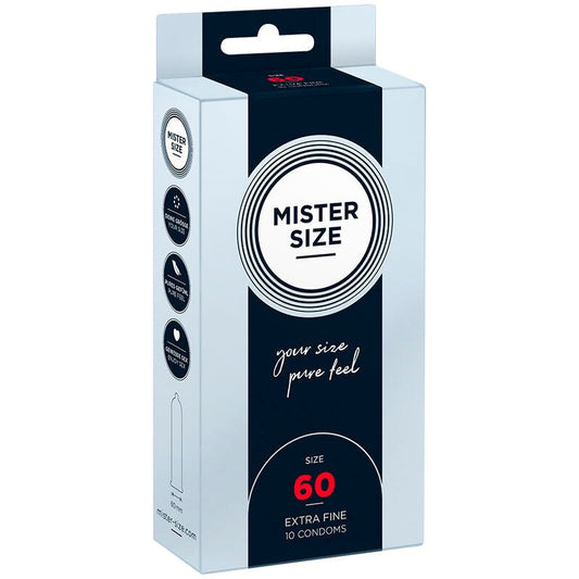 MISTER SIZE - CONDOM SIZE XL 60 MM (10 UNITS) - Toys "n" Us