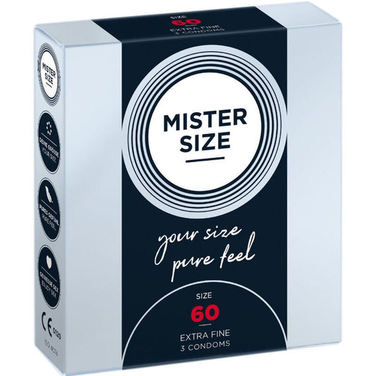 MISTER SIZE - CONDOM SIZE XL 60 MM (3 UNITS) - Toys "n" Us