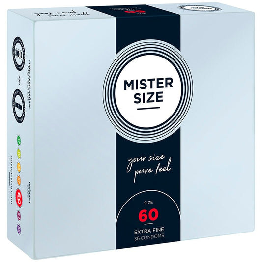 MISTER SIZE - CONDOM SIZE XL 60 MM (36 UNITS) - Toys "n" Us