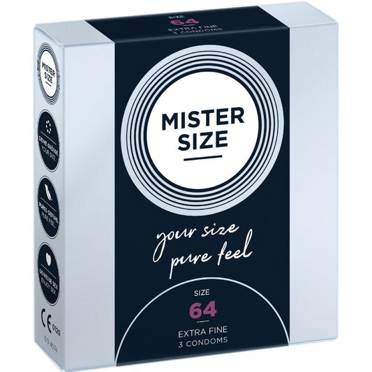MISTER SIZE - CONDOMS SIZE XXL 64 MM (3 UNITS) - Toys "n" Us