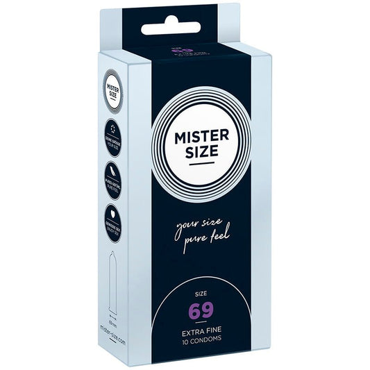 MISTER SIZE - CONDOMS SIZE XXXL 69 MM (10 UNITS) - Toys "n" Us