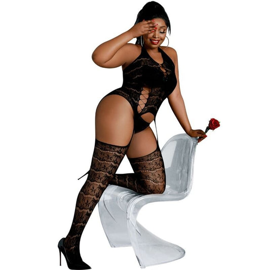 MOONLIGHT - MODELO 2 BODYSTOCK PRETO PLUS SIZE - Toys "n" Us