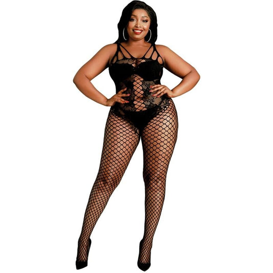 MOONLIGHT - MODELO 4 BODYSTOCK PRETO PLUS SIZE - Toys "n" Us