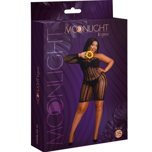 MOONLIGHT - VESTIDO MODELO 5 PRETO PLUS SIZE - Toys "n" Us