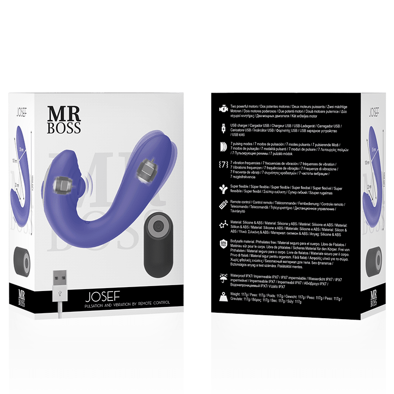 MR BOSS - JOSEF PULSATION & VIBRATION REMOTE CONTROL FOR COUPLES - Toys "n" Us