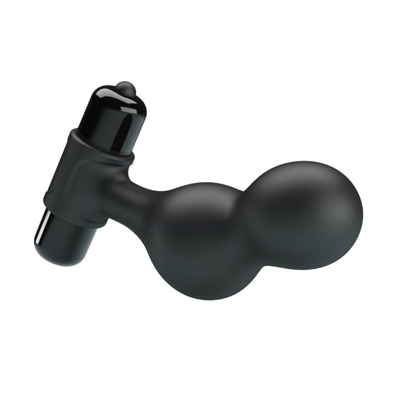 MR PLAY - BLACK SILICONE VIBRATOR ANAL PLUG - Toys "n" Us