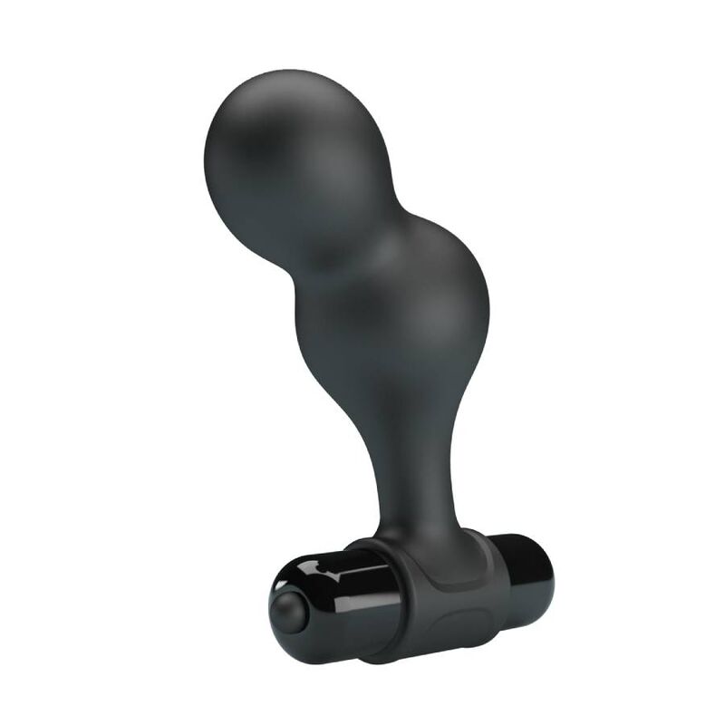 MR PLAY - BLACK SILICONE VIBRATOR ANAL PLUG - Toys "n" Us