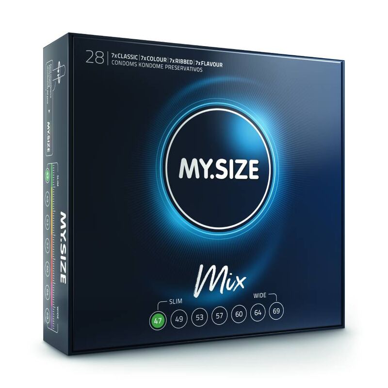 MY SIZE - MIX CONDOMS 47 MM 28 UNITS - Toys "n" Us