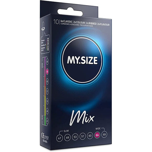 MY SIZE - MIX CONDOMS 64 MM 10 UNITS - Toys "n" Us