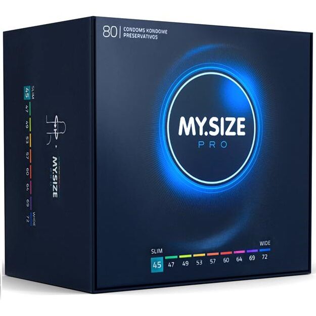 MY SIZE - PRO CONDOMS 45 MM 80 UNITS - Toys "n" Us