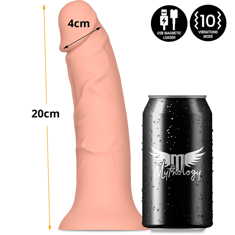 MYTHOLOGY - ASHER ORIGINAL DILDO M - VIBRATOR COMPATIBLE WITH WATCHME WIRELESS TECHNOLOGY - Toys "n" Us