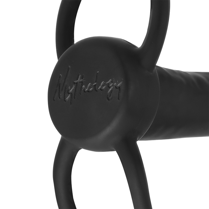 MYTHOLOGY - COBI ONYX ANAL DILDO WITH COCK AND TESTICLE RING 13 SILICONE CM - Toys "n" Us