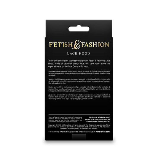 NS NOVELTIES - FETISH & FASHION LACE HOOD WHITE - Toys "n" Us