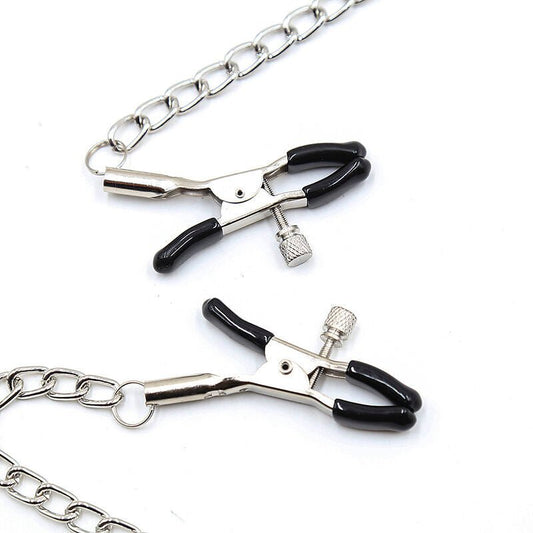 OHMAMA FETISH BLACK BALL GAG WITH NIPPLE CLAMPS - Toys "n" Us
