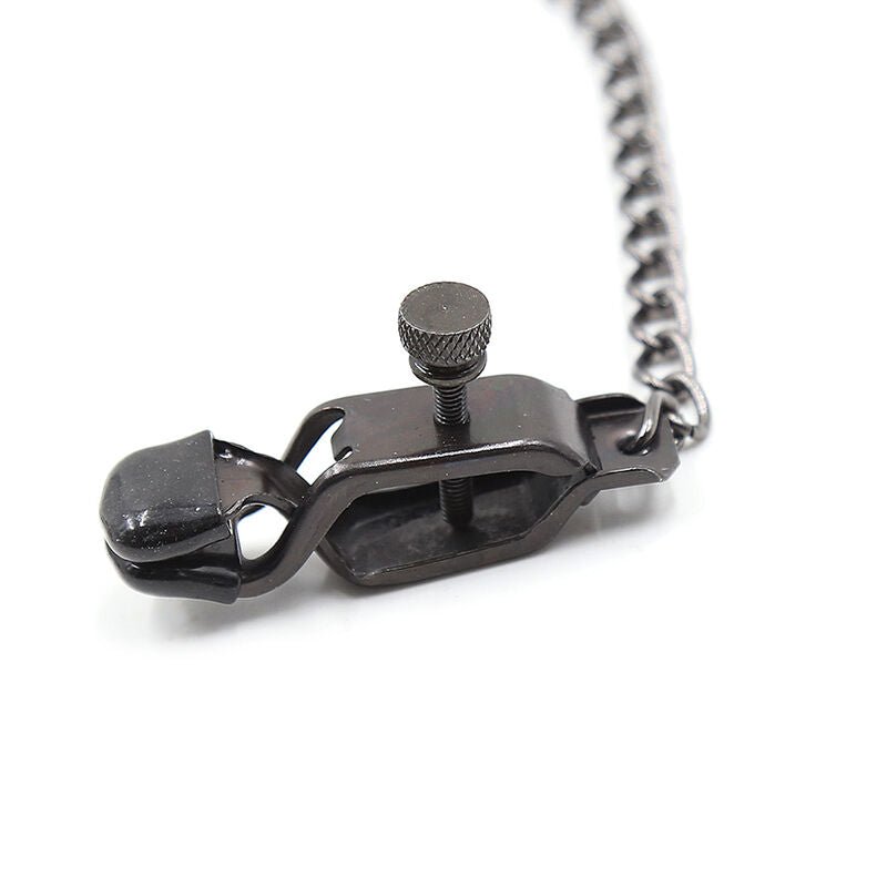 OHMAMA FETISH - BRAADEIRAS DE METAL COM CORRENTE PRETA - Toys "n" Us