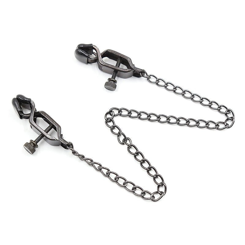OHMAMA FETISH - BRAADEIRAS DE METAL COM CORRENTE PRETA - Toys "n" Us