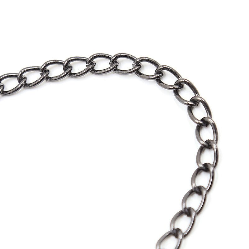 OHMAMA FETISH - BRAADEIRAS DE METAL COM CORRENTE PRETA - Toys "n" Us