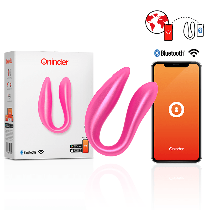 ONINDER - LISBOA PINK G - POINT & CLITORIS STIMULATOR - FREE PINK APP - Toys "n" Us