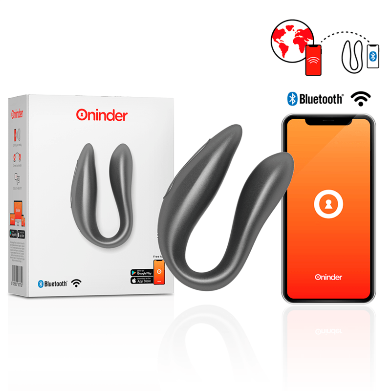 ONINDER - LISBOA PINK G - POINT & CLITORIS STIMULATOR - FREE PINK APP - Toys "n" Us