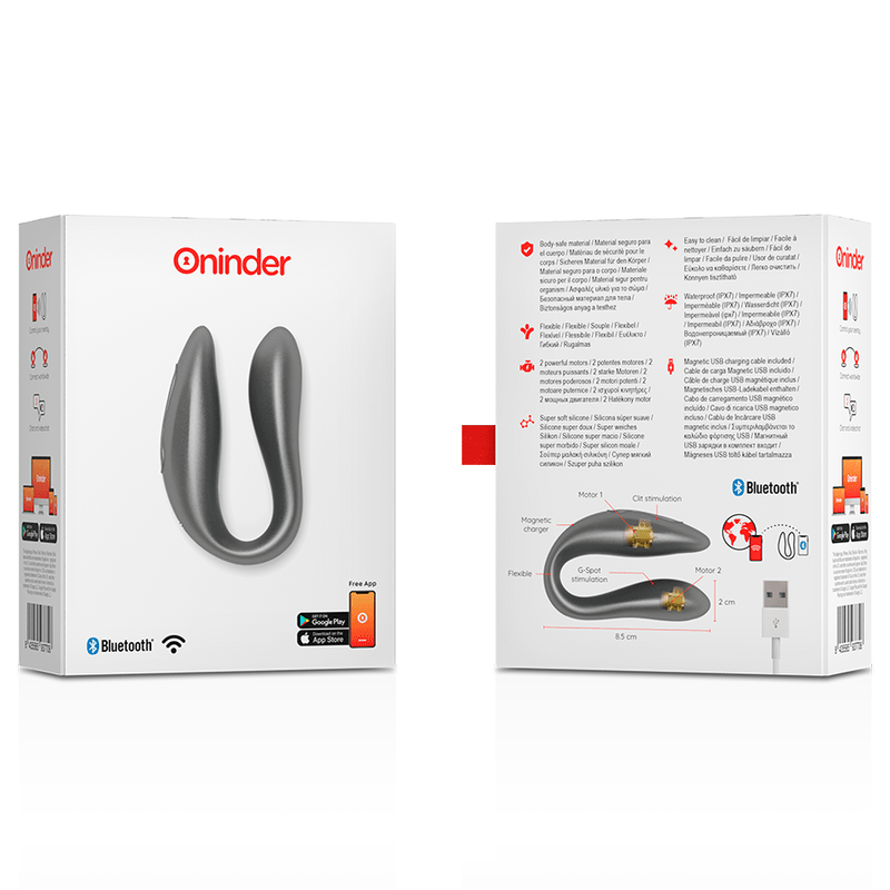 ONINDER - LISBOA PINK G - POINT & CLITORIS STIMULATOR - FREE PINK APP - Toys "n" Us