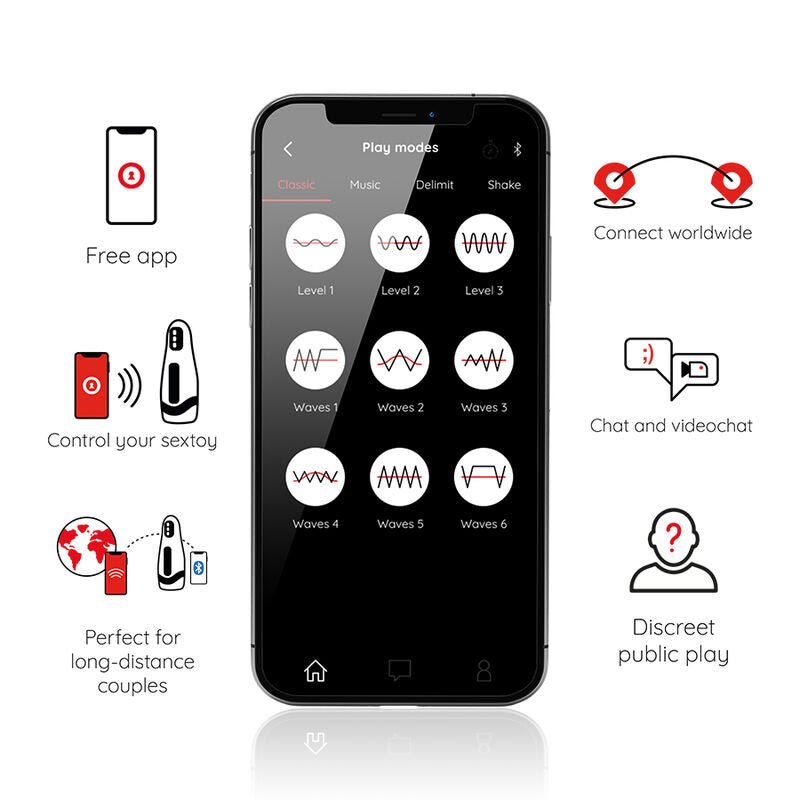 ONINDER - SEOUL RECHARGEABLE MALE MASTURBATOR 10 SPEED - FREE APP - Toys "n" Us