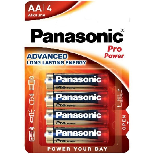 PANASONIC - PRO POWER ALKALINE AA BATTERY LR6 BLISTER*4 - Toys "n" Us