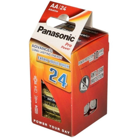 PANASONIC - PRO POWER ALKALINE AA BATTERY LR6 PACK*24 - Toys "n" Us