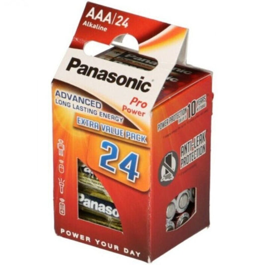 PANASONIC - PRO POWER ALKALINE AAA BATTERY LR03 PACK*24 - Toys "n" Us