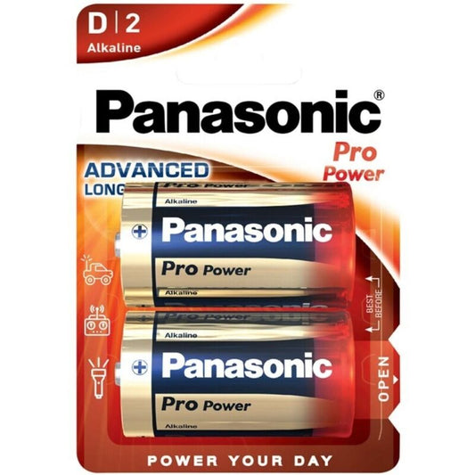 PANASONIC - PRO POWER ALKALINE D BATTERY LR20 BLISTER*2 - Toys "n" Us