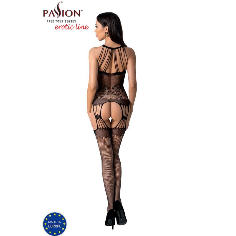 PASSION - BS095 BLACK BODYSTOCKING ONE SIZE - Toys "n" Us