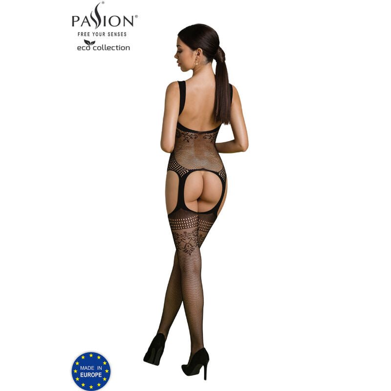 PASSION - ECO COLLECTION BODYSTOCKING ECO BS008 WHITE - Toys "n" Us