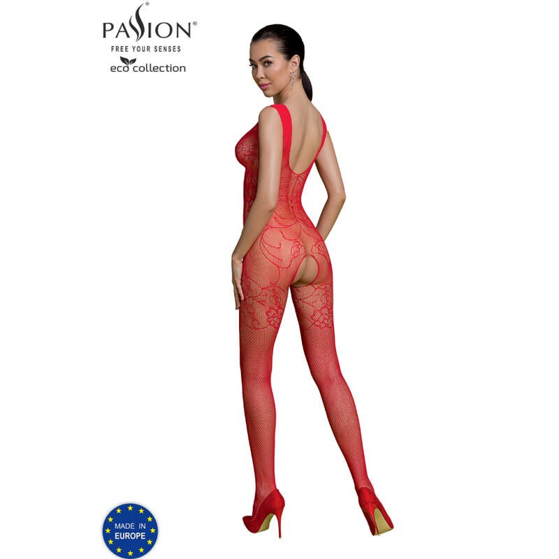 PASSION - ECO COLLECTION BODYSTOCKING ECO BS012 WHITE - Toys "n" Us