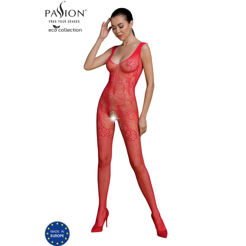 PASSION - ECO COLLECTION BODYSTOCKING ECO BS012 WHITE - Toys "n" Us