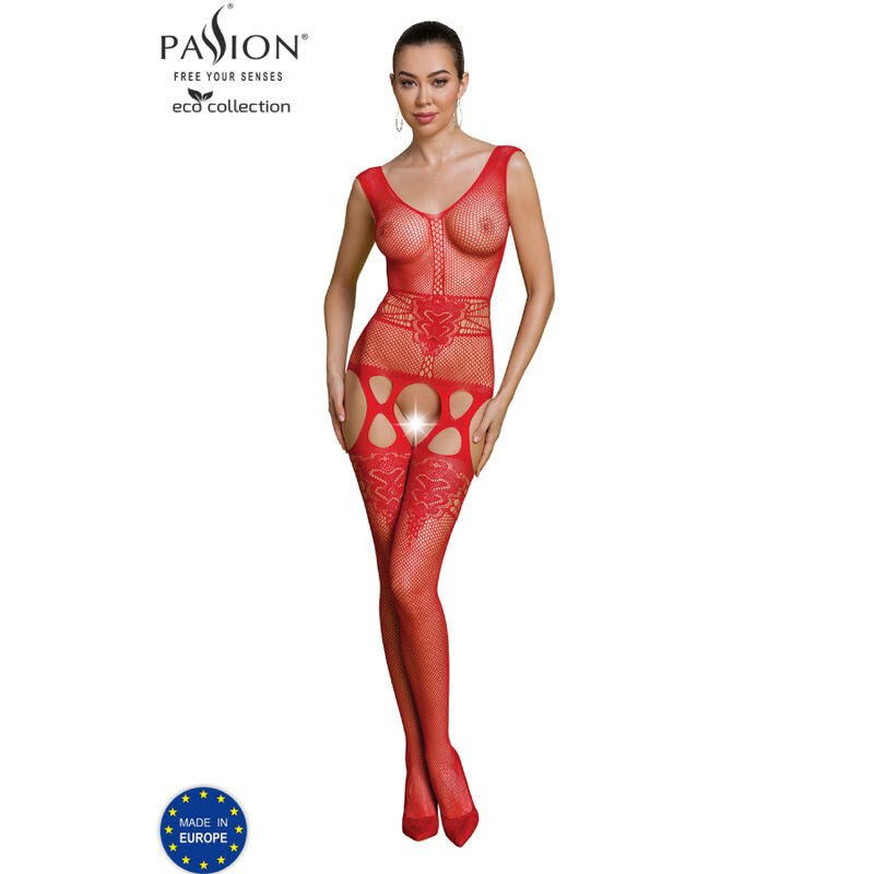 PASSION - ECO COLLECTION BODYSTOCKING ECO BS014 WHITE - Toys "n" Us