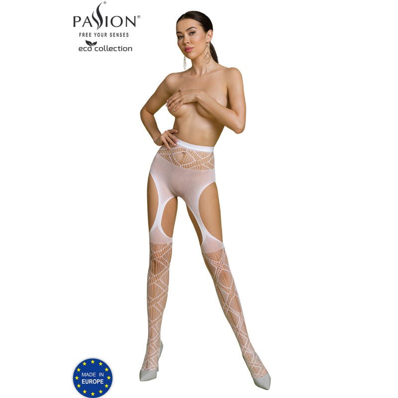PASSION - ECO COLLECTION BODYSTOCKING ECO S005 WHITE - Toys "n" Us