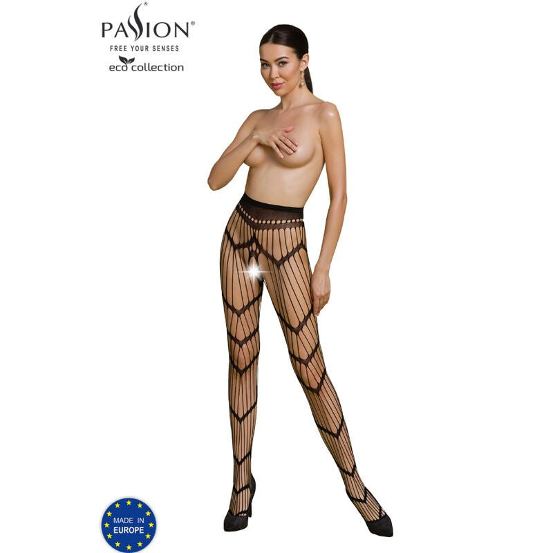 PASSION - ECO COLLECTION BODYSTOCKING ECO S006 WHITE - Toys "n" Us