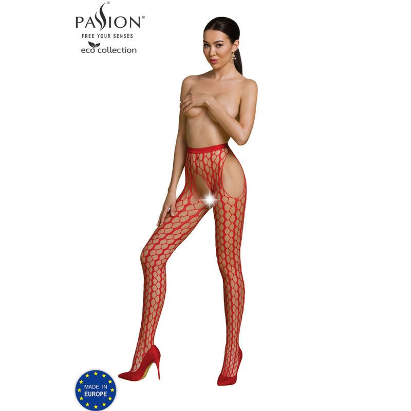 PASSION - ECO COLLECTION BODYSTOCKING ECO S007 WHITE - Toys "n" Us