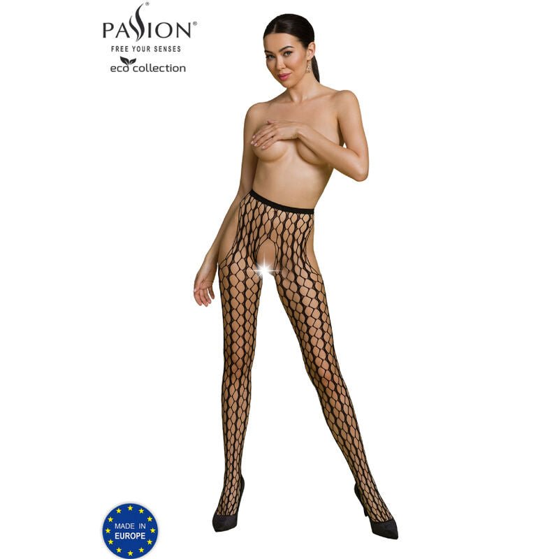 PASSION - ECO COLLECTION BODYSTOCKING ECO S007 WHITE - Toys "n" Us