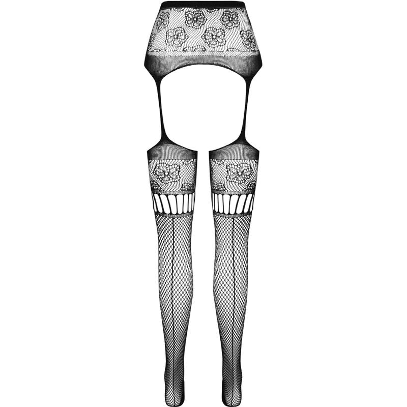 PASSION - S030 TIGHTS WITH BLACK GARTER ONE SIZE - Toys "n" Us