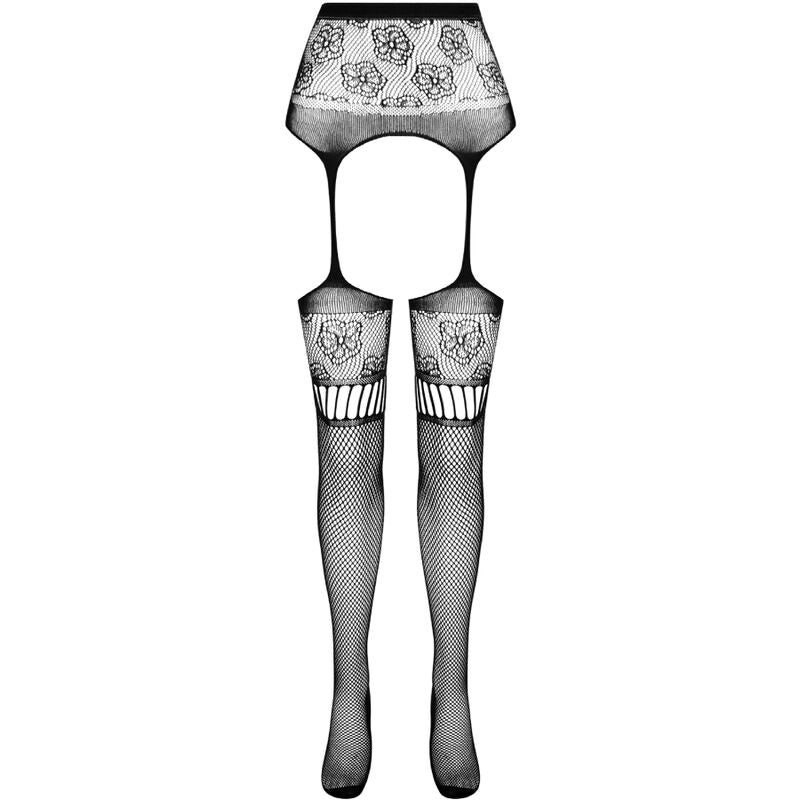 PASSION - S030 TIGHTS WITH BLACK GARTER ONE SIZE - Toys "n" Us