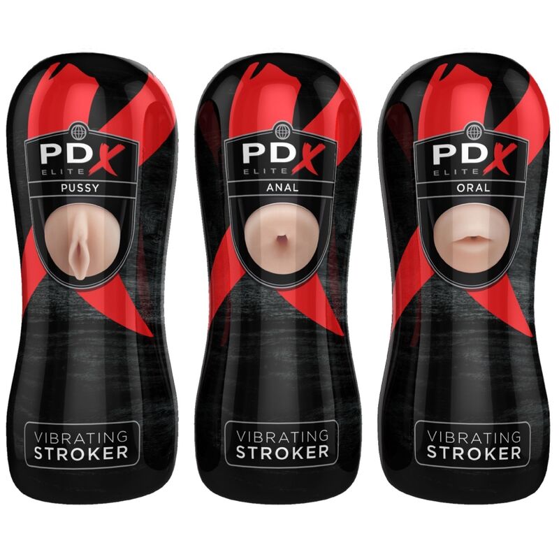 PDX ELITE - STROKER SET 12 UNITS: 6X VAGINA, 3X ANO, 3X MOUTH - Toys "n" Us