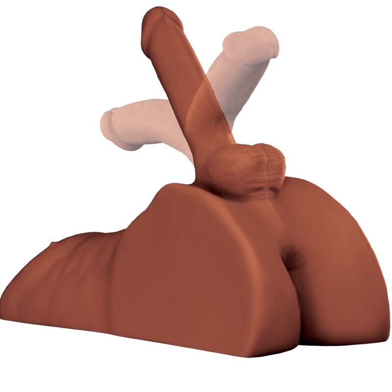 PDX PLUS - MASTURBADOR PERFECT RIDE PÊNIS E NUS MARROM - Toys "n" Us