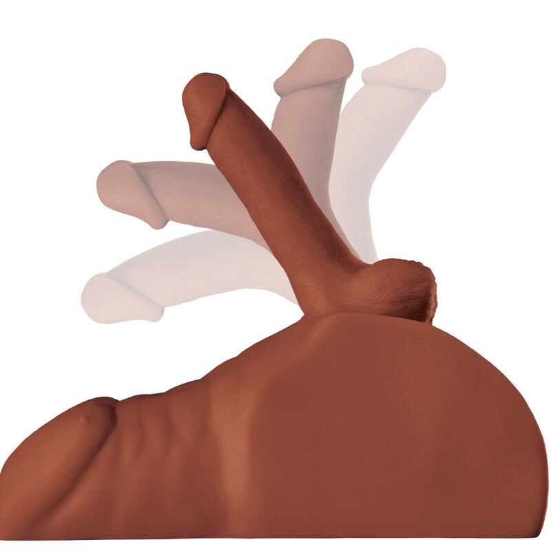 PDX PLUS - MASTURBADOR PERFECT RIDE PÊNIS E NUS MARROM - Toys "n" Us