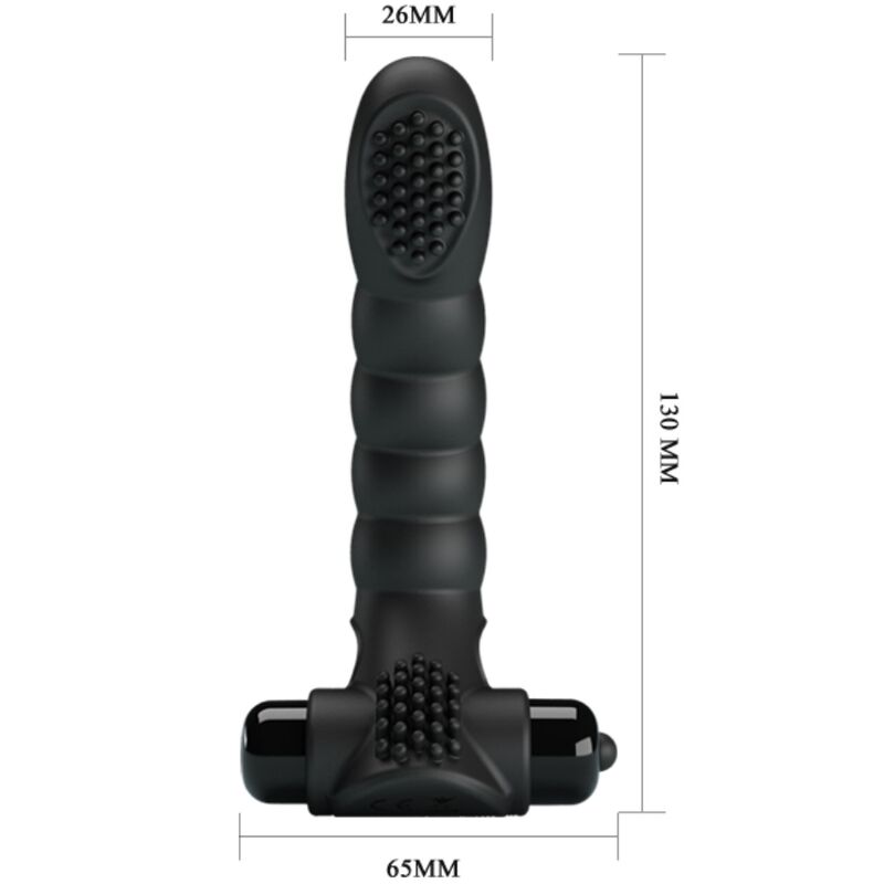 PRETTY LOVE - ALEXANDER FINGER VIBRATOR 10 VIBRATIONS BLACK - Toys "n" Us