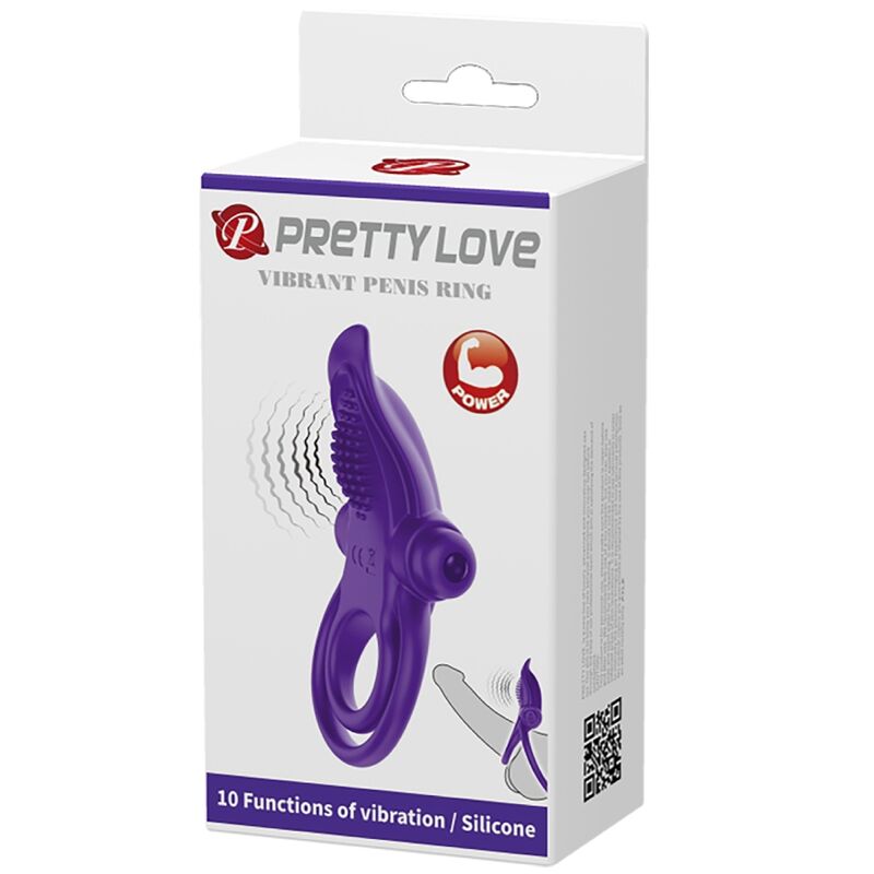 PRETTY LOVE - ANEL PARA PÉNIS VIBRANTE ROXO - Toys "n" Us