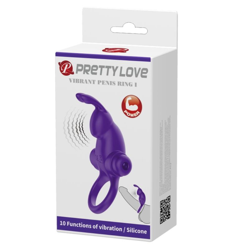 PRETTY LOVE - ANEL VIBRADOR I COELHO PARA PÊNIS ROXO - Toys "n" Us