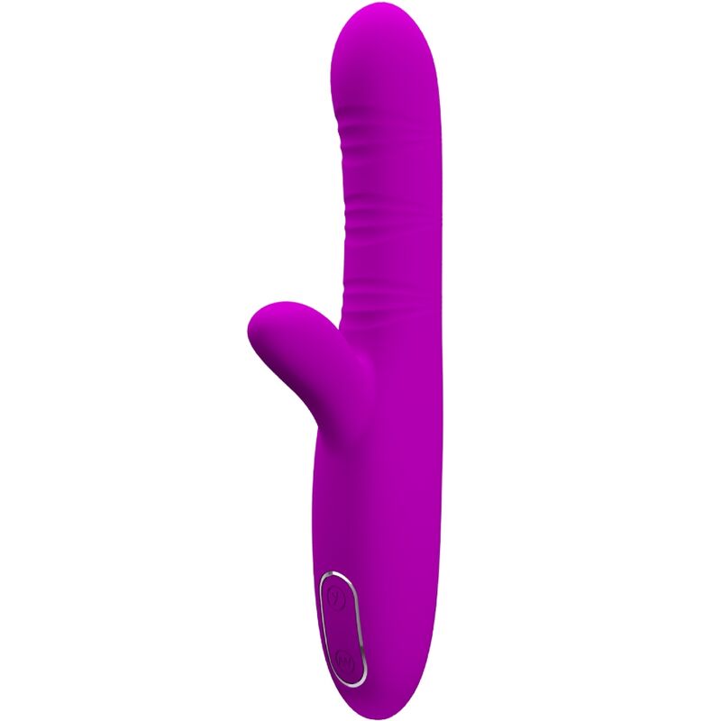 PRETTY LOVE - ANGELIQUE MULTIFUNCTION VIBRATOR + CLITORIS STIMULATOR PURPLE - Toys "n" Us