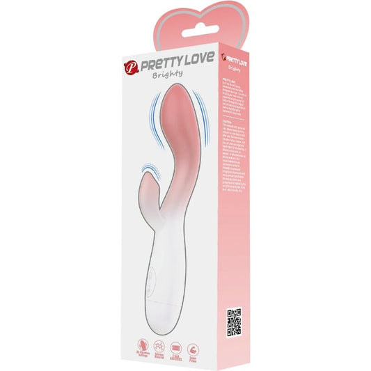 PRETTY LOVE - BRIGHTY G - SPOT VIBRATOR + CLITORIS STIMULATOR 30 VIBRATIONS PINK - Toys "n" Us