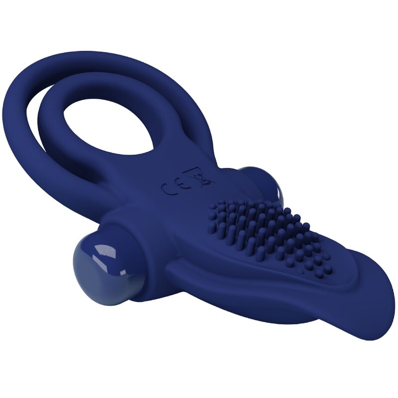 PRETTY LOVE - BRONSON DOUBLE RING WITH VIBRATION BLUE - Toys "n" Us