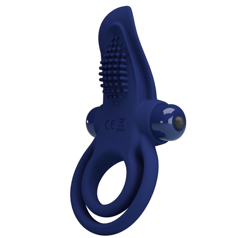 PRETTY LOVE - BRONSON DOUBLE RING WITH VIBRATION BLUE - Toys "n" Us